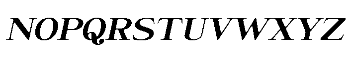 GiantrickSoft-ExtBdSlant Font UPPERCASE