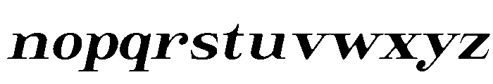 GiantrickSoft-ExtBdSlant Font LOWERCASE