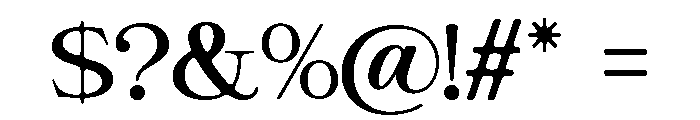 GiantrickSoft-Medium Font OTHER CHARS
