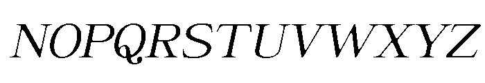 GiantrickSoft-Slanted Font UPPERCASE