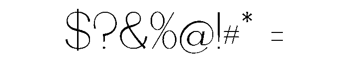 Gibeal Font OTHER CHARS