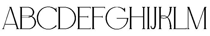 Gibeal Font UPPERCASE