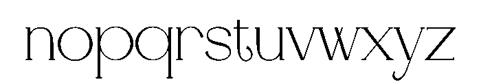Gibeal Font LOWERCASE