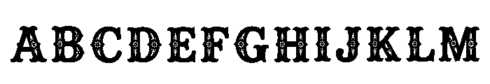 Gidley Regular Font UPPERCASE