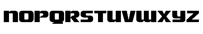 Gietno Ultra Regular Font LOWERCASE