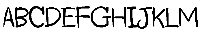 Gift For You Font UPPERCASE