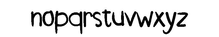 Gift For You Font LOWERCASE