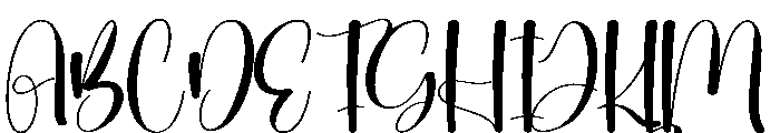 Giftcard Font UPPERCASE
