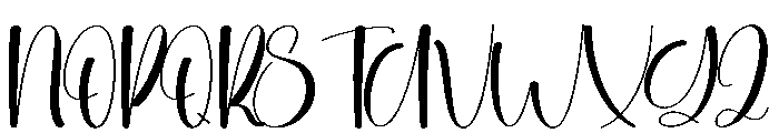 Giftcard Font UPPERCASE