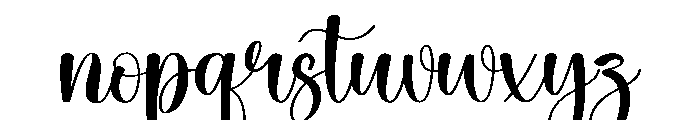Giftcard Font LOWERCASE