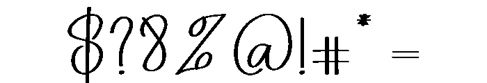 Gifting Something Font OTHER CHARS