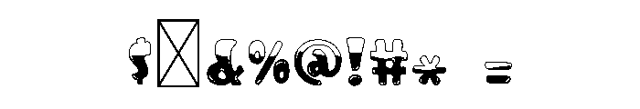 Gifts For Christmas1 Font OTHER CHARS