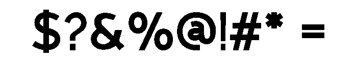Gigamore Regular Font OTHER CHARS