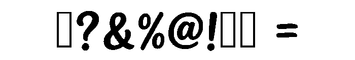 Giggle Marker Regular Font OTHER CHARS