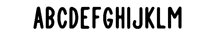 Giggly Bunny Regular Font UPPERCASE