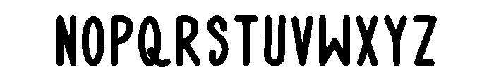 Giggly Bunny Regular Font UPPERCASE