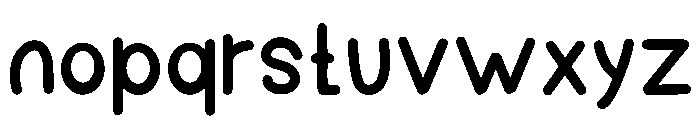 Giggly Bunny Regular Font LOWERCASE