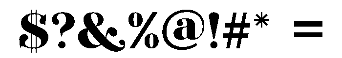 Gikan Font OTHER CHARS