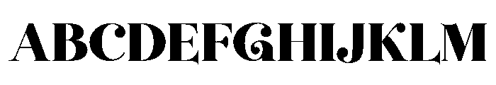 Gikan Font UPPERCASE