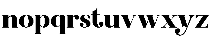Gikan Font LOWERCASE