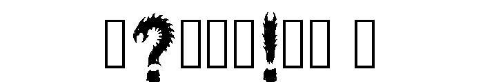 Gila Regular Font OTHER CHARS