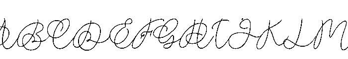 Gilded Lumiere Script Font UPPERCASE