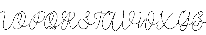 Gilded Lumiere Script Font UPPERCASE