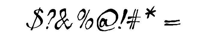 Gilded Oath Font OTHER CHARS