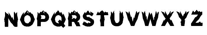 Gilded Regular Font LOWERCASE