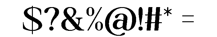 Gilded Stroke Regular Font OTHER CHARS