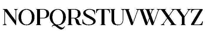 Gilded Stroke Regular Font UPPERCASE