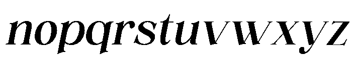 Gildora Italic Font LOWERCASE