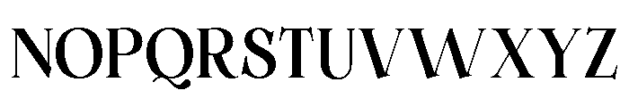 Gildora Regular Font UPPERCASE