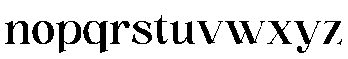 Gildora Regular Font LOWERCASE