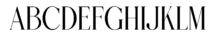 Gilfen Font UPPERCASE
