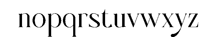 Gilfen Font LOWERCASE