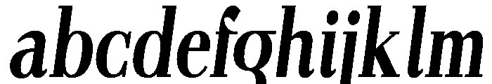 Gilferos Cntr Condensed Italic FONT