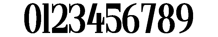 Gilferos Cntr Condensed Font OTHER CHARS
