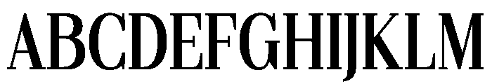 Gilferos Cntr Condensed Font UPPERCASE
