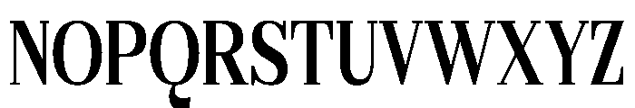 Gilferos Cntr Condensed Font UPPERCASE