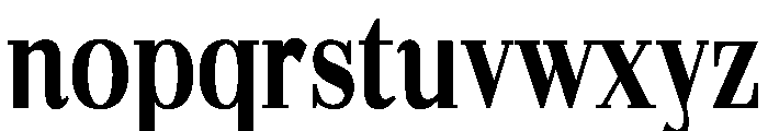 Gilferos Cntr Condensed Font LOWERCASE