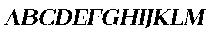 Gilferos Cntr Expanded Italic Font UPPERCASE