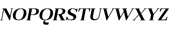 Gilferos Cntr Expanded Italic Font UPPERCASE