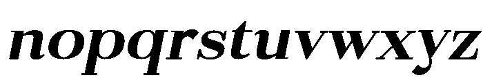 Gilferos Cntr Expanded Italic Font LOWERCASE