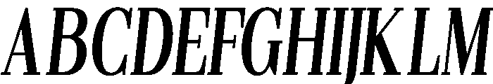 Gilferos Cntr ExtCond Ita Font UPPERCASE