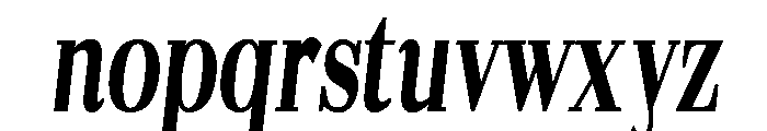 Gilferos Cntr ExtCond Ita Font LOWERCASE
