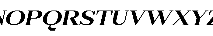 Gilferos Cntr ExtExp Ita Font UPPERCASE