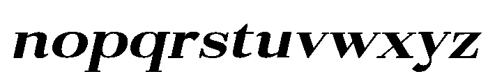Gilferos Cntr ExtExp Ita Font LOWERCASE
