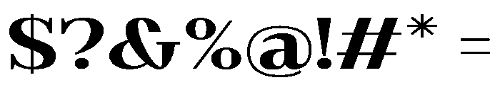 Gilferos Cntr ExtraExpanded Font OTHER CHARS