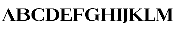 Gilferos Cntr ExtraExpanded Font UPPERCASE
